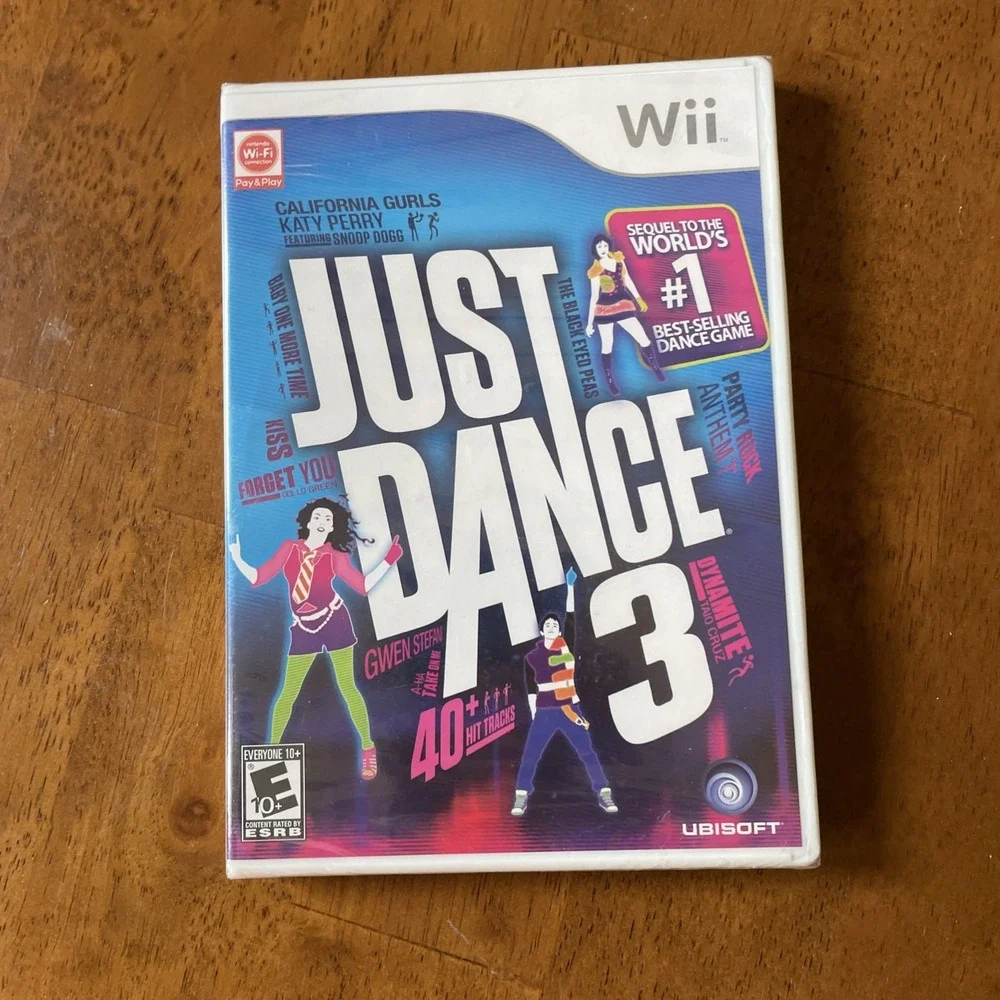 Just Dance 3 Nintendo Wii 2011 Brand New Factory Sealed Video Game Dancing